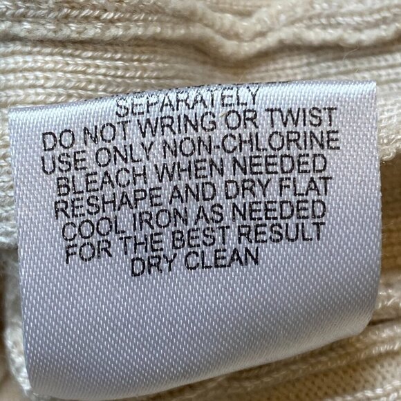 Hippie Rose Ribbed Knit Sleeveless Dress Slit Buttons Sz L Oatmeal Beige #281L - Picture 10 of 10